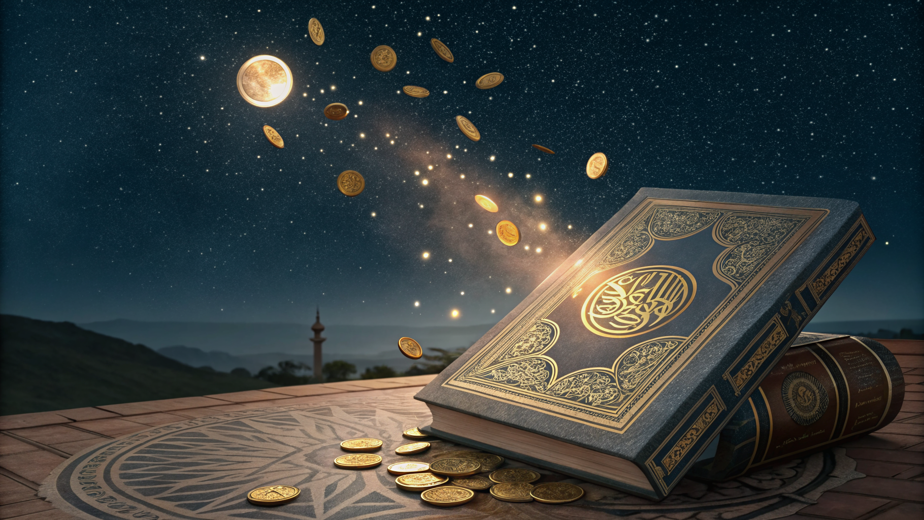 Sourate pour la richesse — Al-Wâqi'a et la pluie d'abondance sous le ciel étoilé